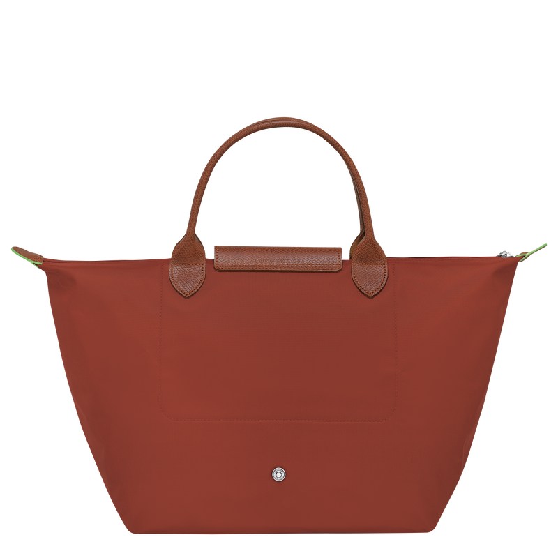 Longchamp Le Pliage Green M Handbag Chestnut | 7690XKAWM