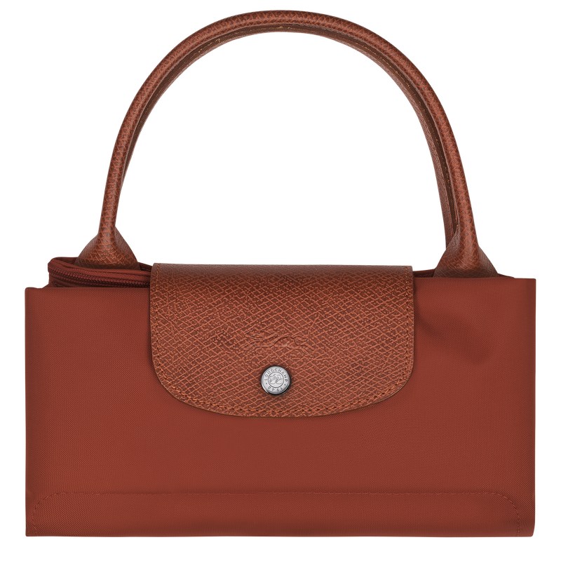 Longchamp Le Pliage Green M Handbag Chestnut | 7690XKAWM