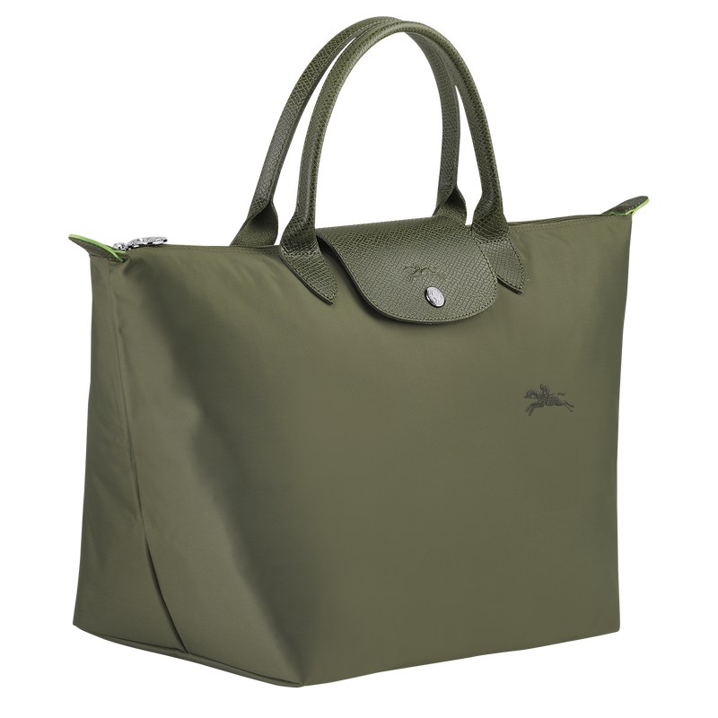 Longchamp Le Pliage Green M Handbag Forest | 6025XCIUW