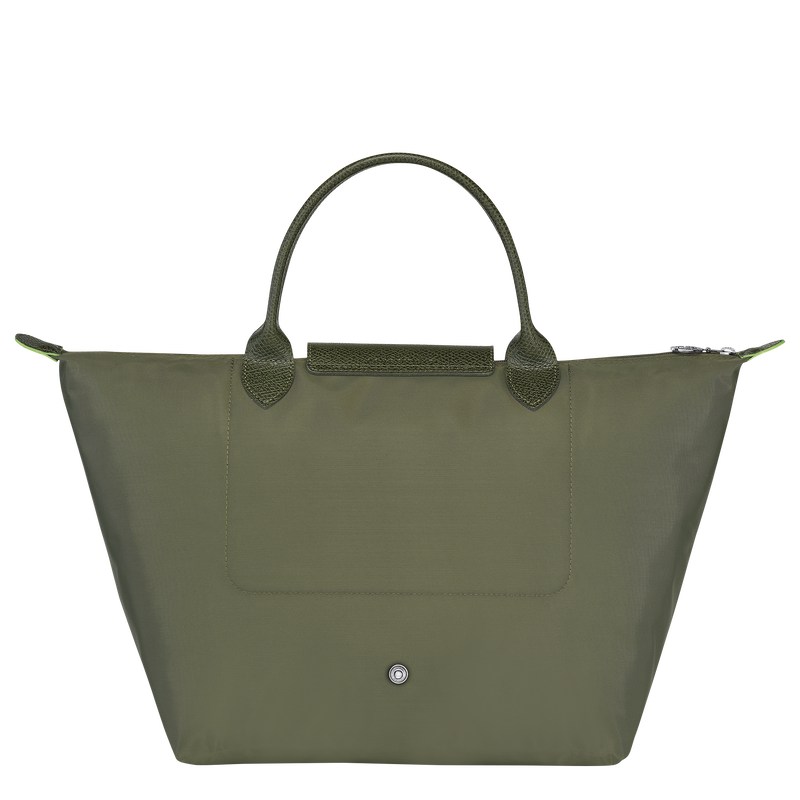 Longchamp Le Pliage Green M Handbag Forest | 6025XCIUW