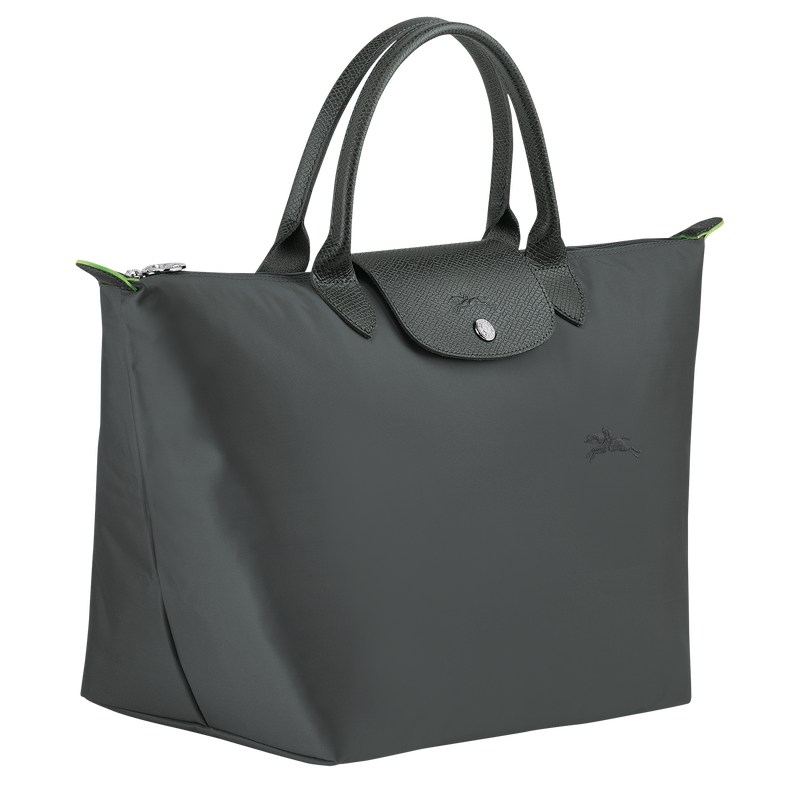 Longchamp Le Pliage Green M Handbag Graphite | 8351QSVPN