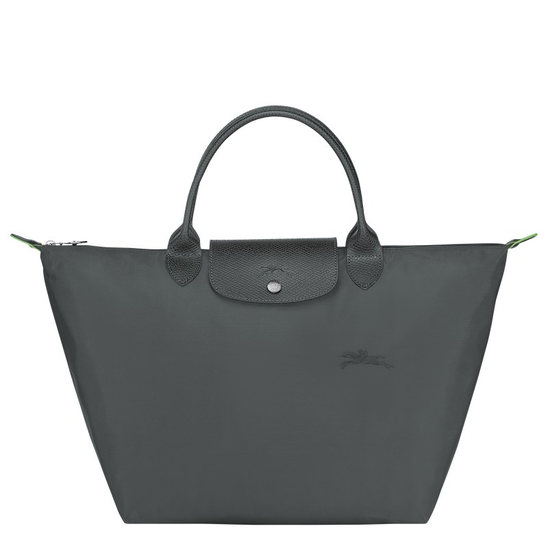 Longchamp Le Pliage Green M Handbag Graphite | 8351QSVPN