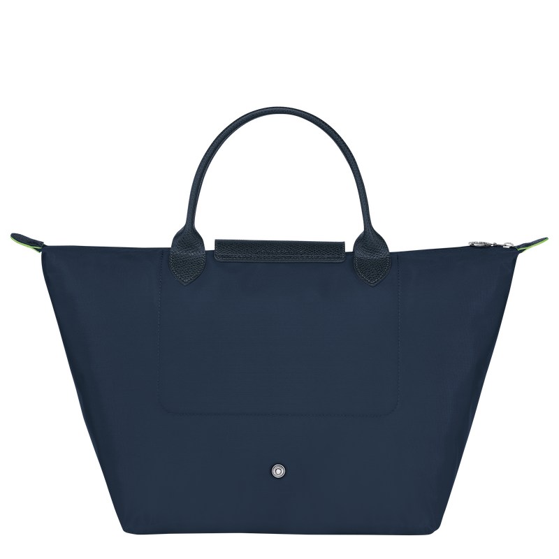 Longchamp Le Pliage Green M Handbag Navy | 5981EIKLQ