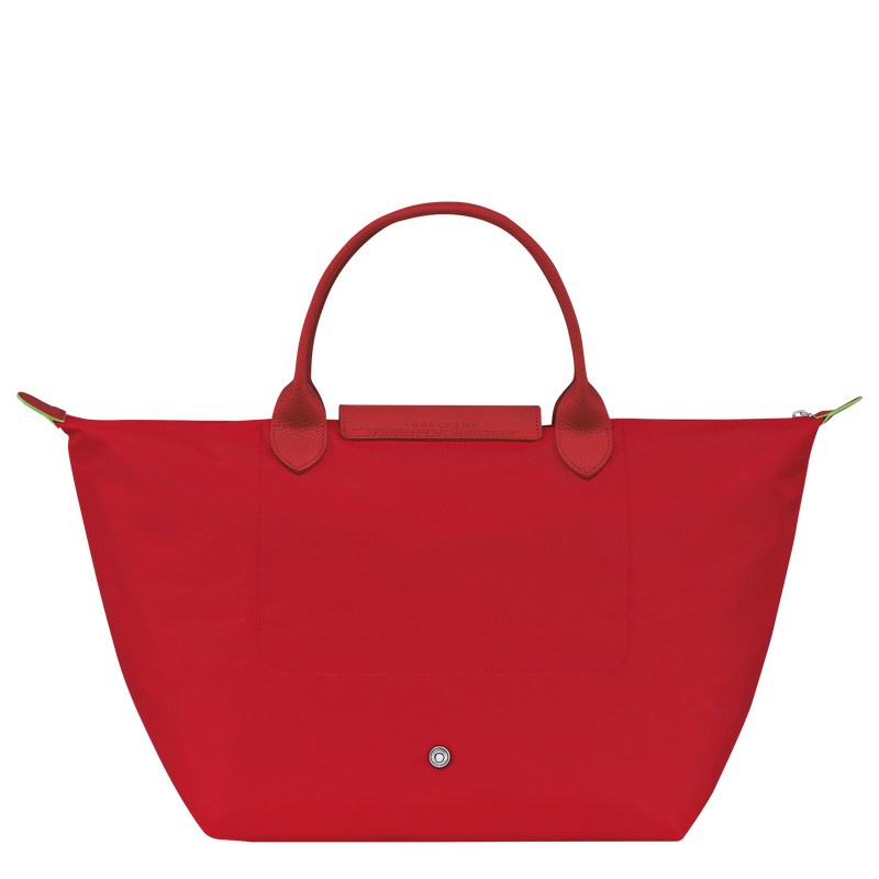 Longchamp Le Pliage Green M Handbag Tomato | 6842SOFLH