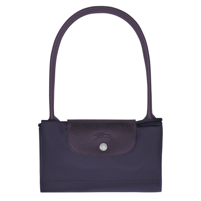 Longchamp Le Pliage Green M Tote Bag Bilberry | 4571MLIOD