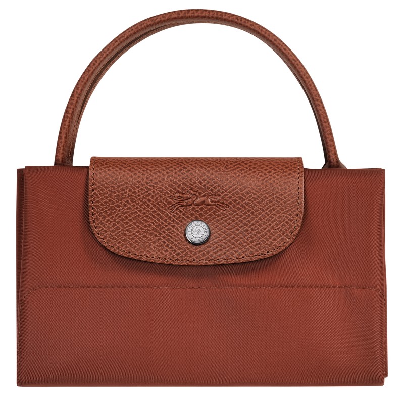 Longchamp Le Pliage Green M Tote Bag Chestnut | 3857DYFRV