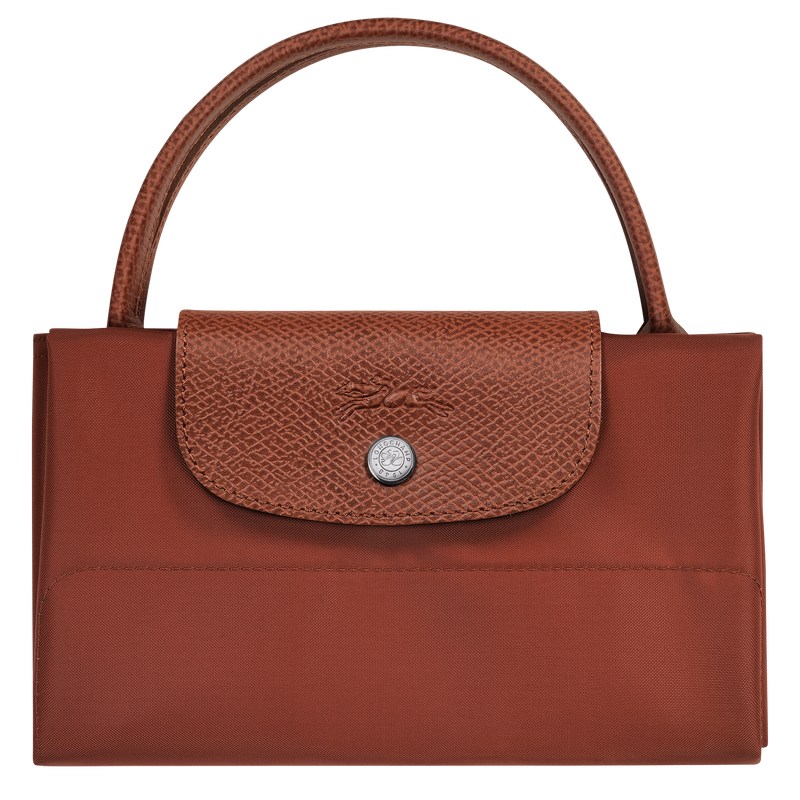 Longchamp Le Pliage Green M Tote Bag Chestnut | 7639YSXKW