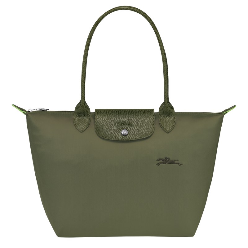 Longchamp Le Pliage Green M Tote Bag Forest | 5689XPSEC