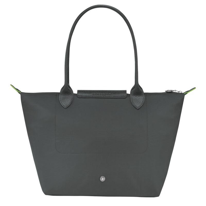 Longchamp Le Pliage Green M Tote Bag Graphite | 2839RVPAL