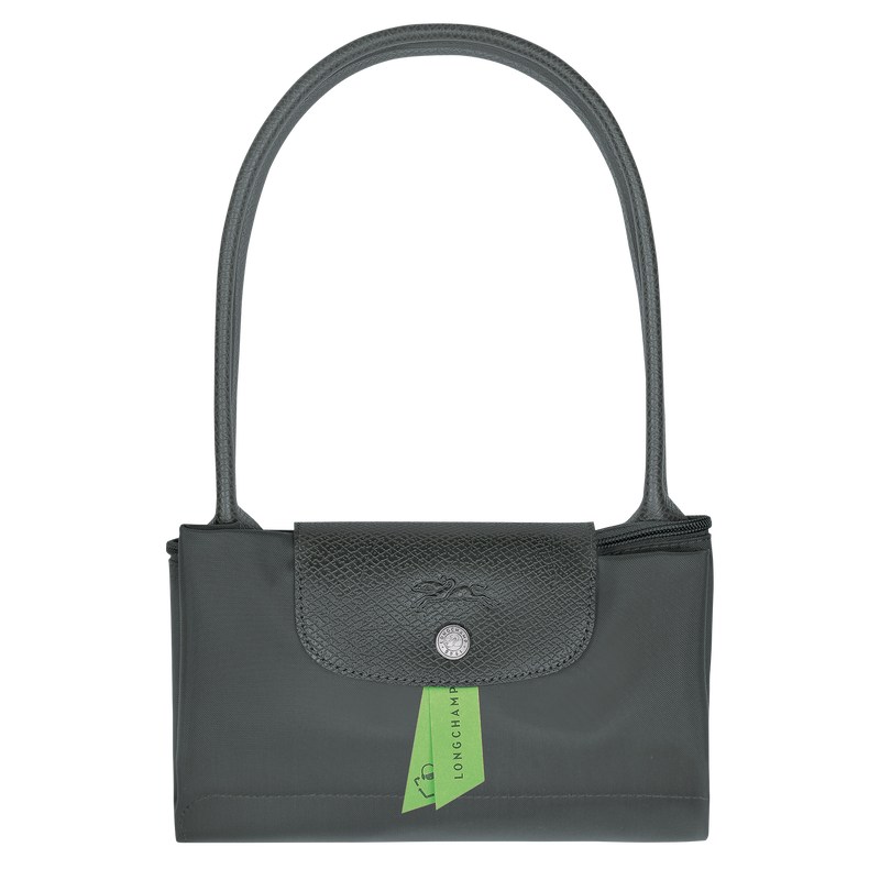 Longchamp Le Pliage Green M Tote Bag Graphite | 2839RVPAL