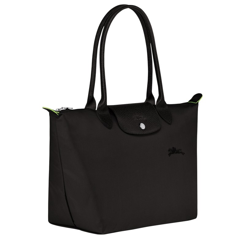 Longchamp Le Pliage Green M Tote Bag Schwarz | 3629LUYZC