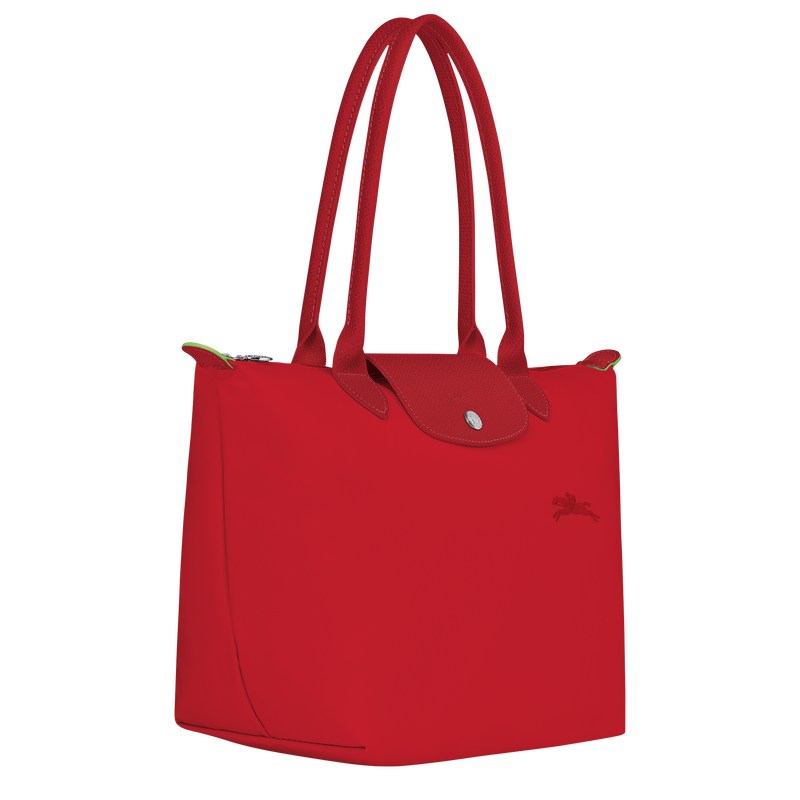 Longchamp Le Pliage Green M Tote Bag Tomato | 6458DQITC