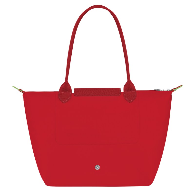 Longchamp Le Pliage Green M Tote Bag Tomato | 6458DQITC