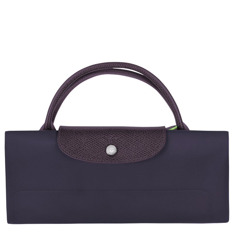 Longchamp Le Pliage Green M Travel Bag Bilberry | 2615JMORP