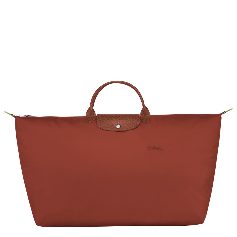 Longchamp Le Pliage Green M Travel Bag Chestnut | 1439AMFZK