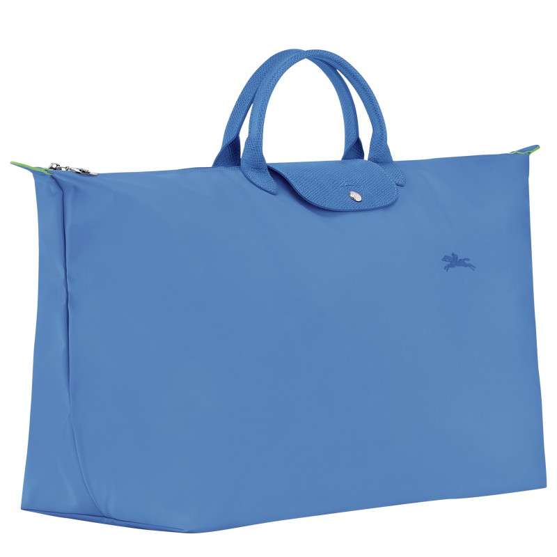 Longchamp Le Pliage Green M Travel Bag Cornflower | 1653PEWJB