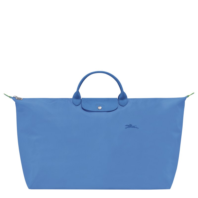 Longchamp Le Pliage Green M Travel Bag Cornflower | 4319KASPG