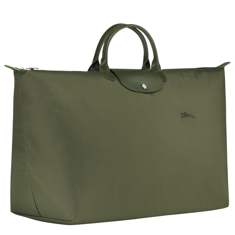 Longchamp Le Pliage Green M Travel Bag Forest | 8162UOVGL