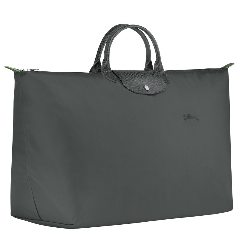 Longchamp Le Pliage Green M Travel Bag Graphite | 4823BHEYN