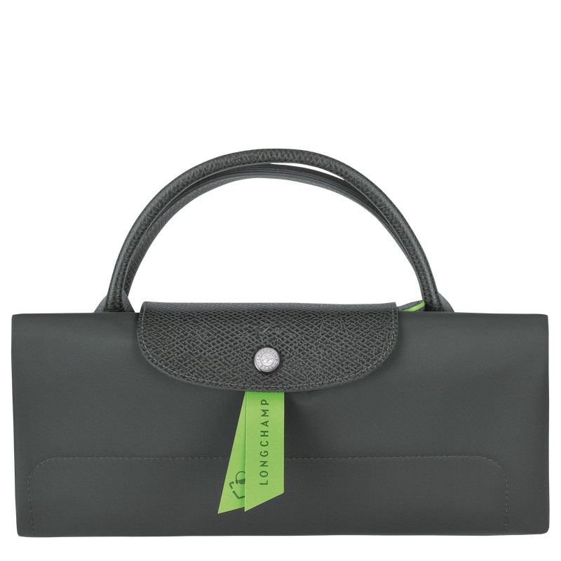 Longchamp Le Pliage Green M Travel Bag Graphite | 4823BHEYN