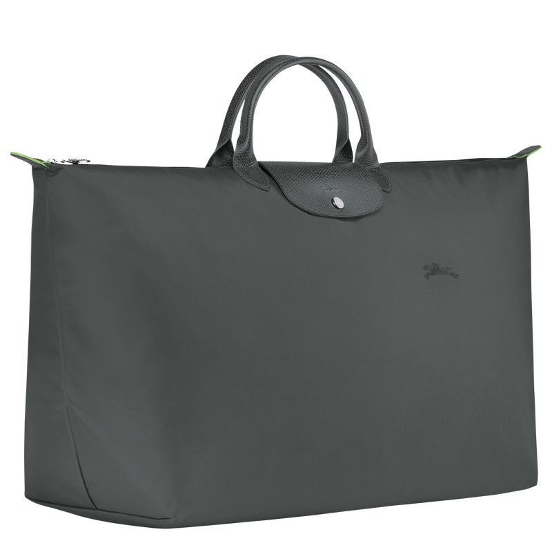 Longchamp Le Pliage Green M Travel Bag Graphite | 4082OGLEB