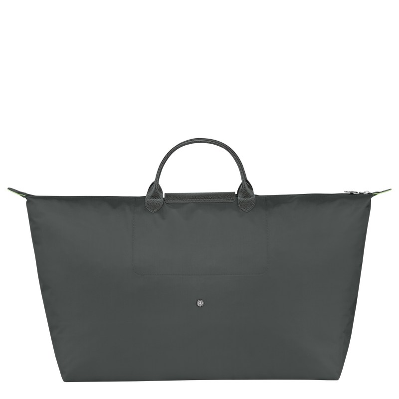 Longchamp Le Pliage Green M Travel Bag Graphite | 4082OGLEB