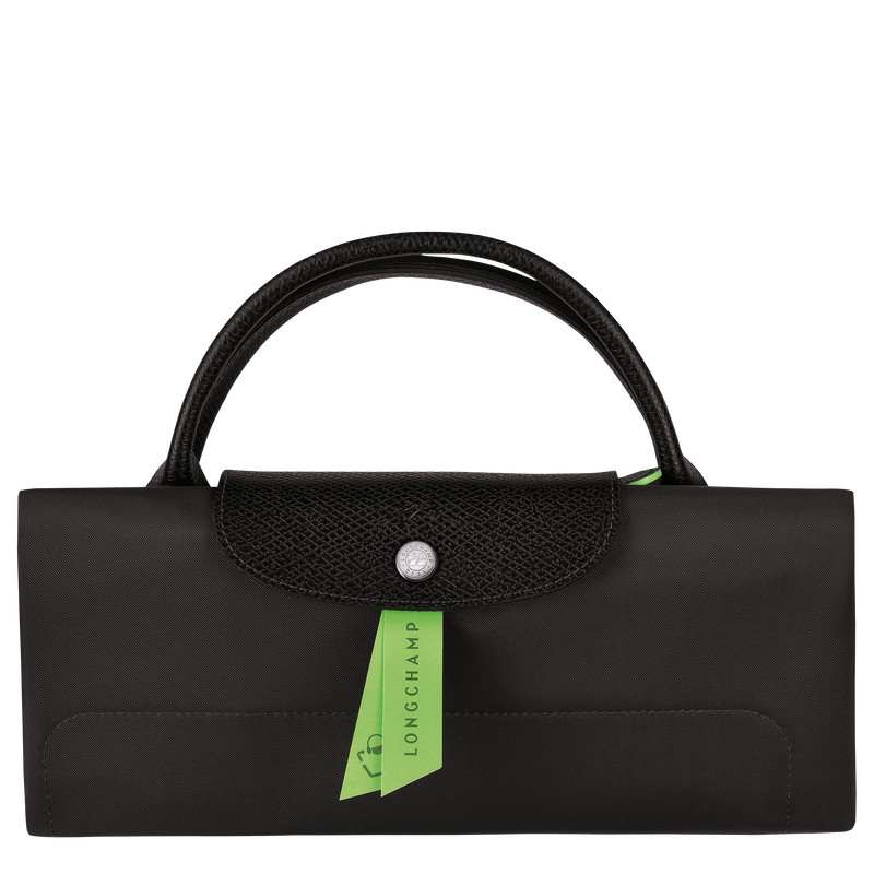 Longchamp Le Pliage Green M Travel Bag Schwarz | 8154IDKQW