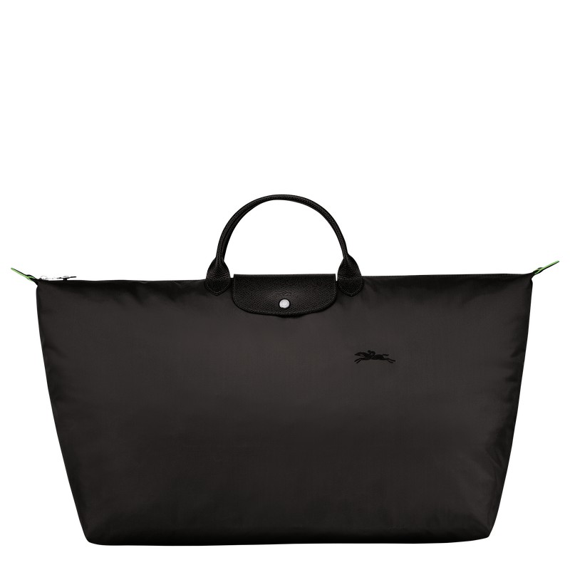 Longchamp Le Pliage Green M Travel Bag Schwarz | 8154IDKQW