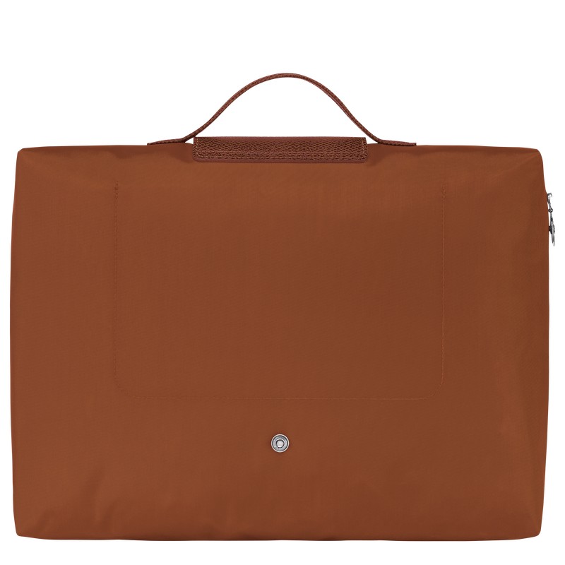 Longchamp Le Pliage Green S Briefcase Cognac | 2851JZXPS