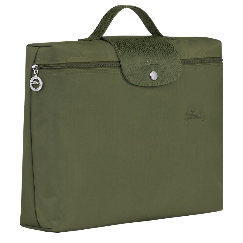 Longchamp Le Pliage Green S Briefcase Forest | 3214GWSRF