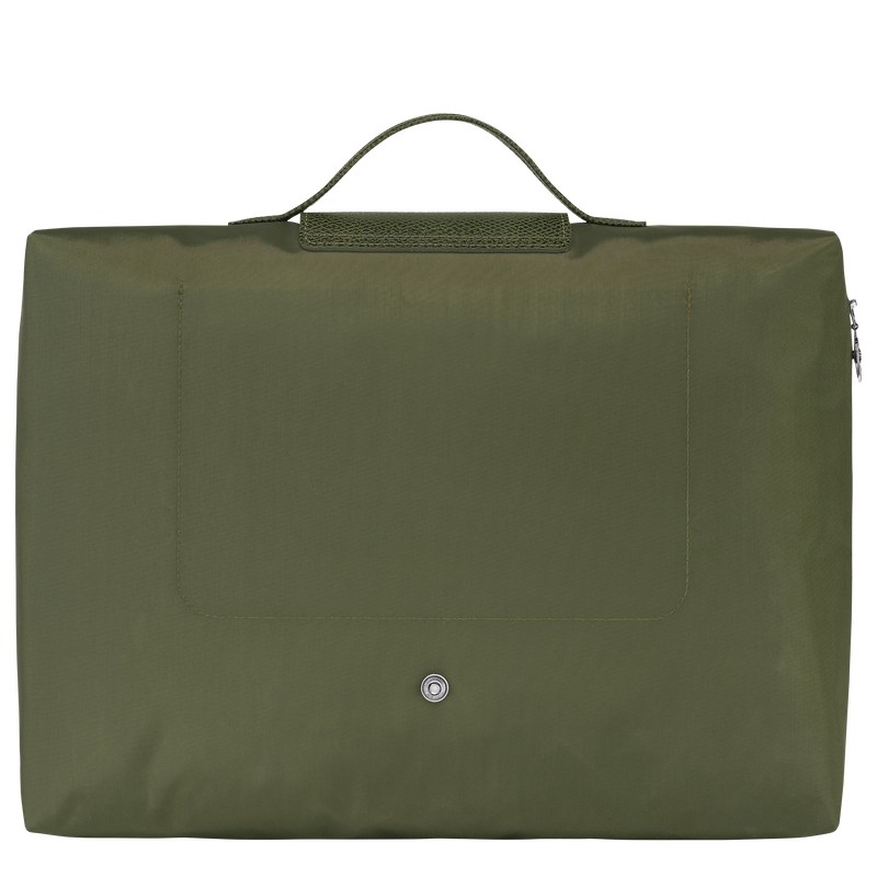 Longchamp Le Pliage Green S Briefcase Forest | 5216OKPHD