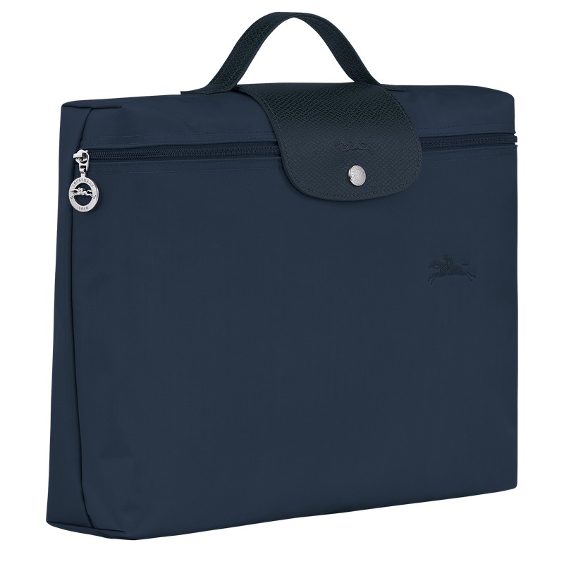 Longchamp Le Pliage Green S Briefcase Navy | 9645ZSRVX