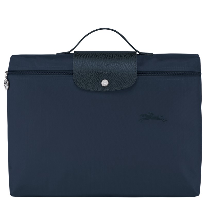 Longchamp Le Pliage Green S Briefcase Navy | 9645ZSRVX