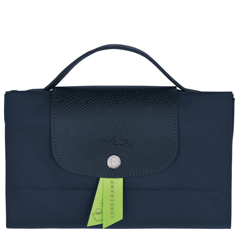 Longchamp Le Pliage Green S Briefcase Navy | 2480BGWRK