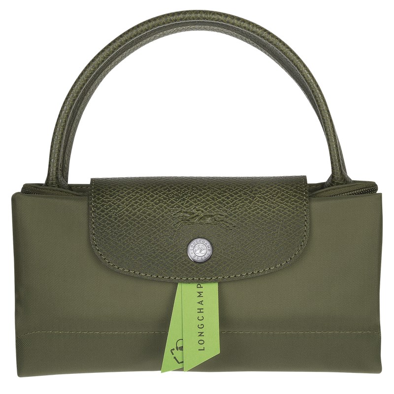 Longchamp Le Pliage Green S Handbag Forest | 7064TOFPW