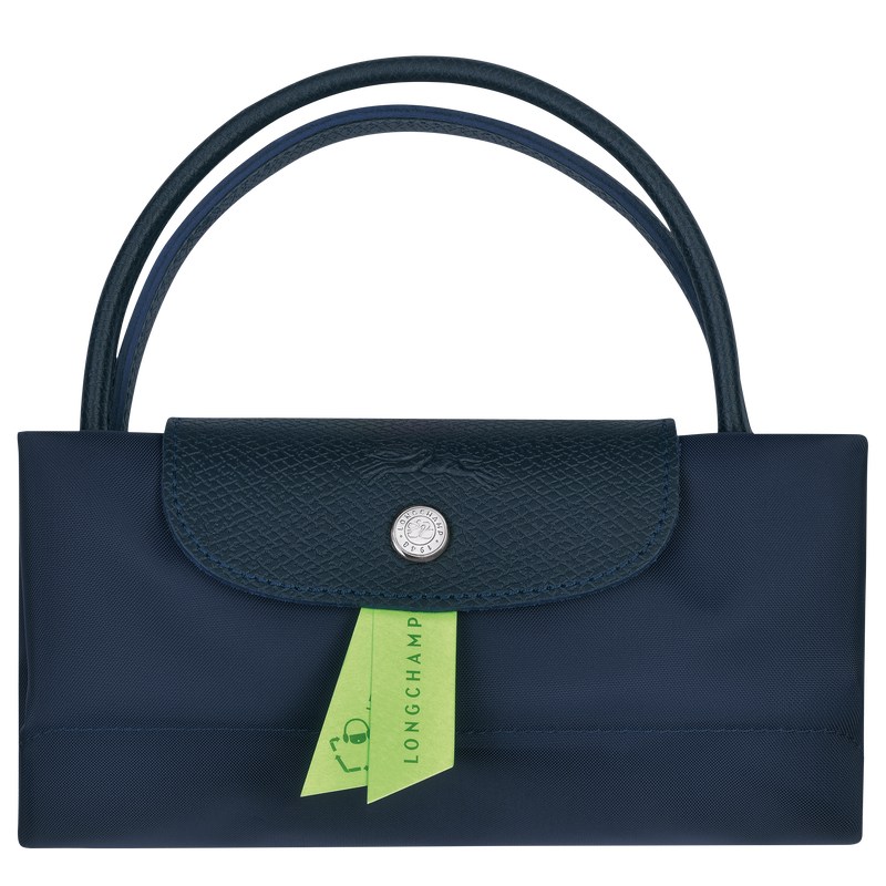 Longchamp Le Pliage Green S Handbag Navy | 0268LGPSX