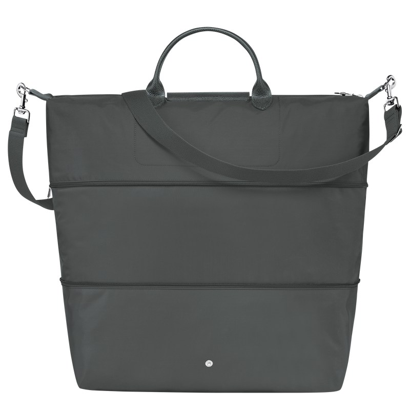 Longchamp Le Pliage Green Travel Bag Expandable Graphite | 4538RNHJI