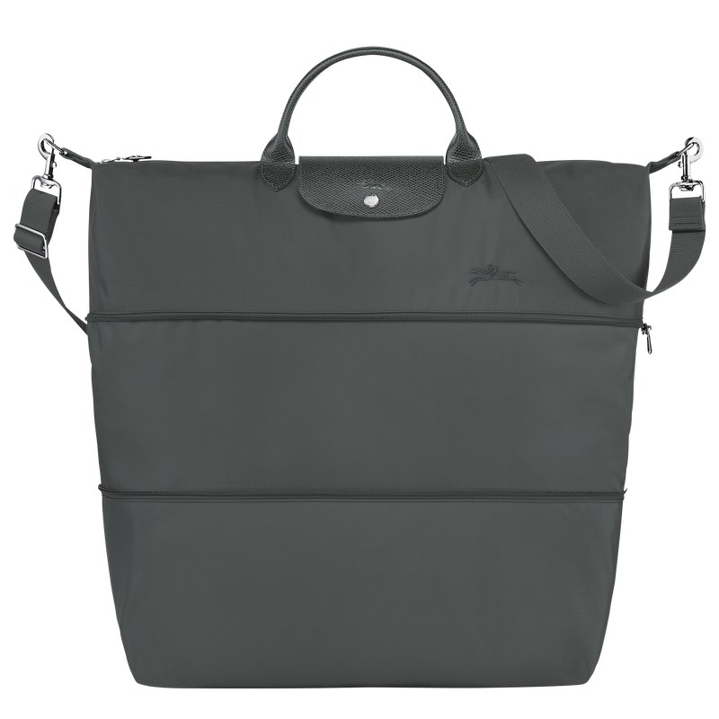 Longchamp Le Pliage Green Travel Bag Expandable Graphite | 4538RNHJI