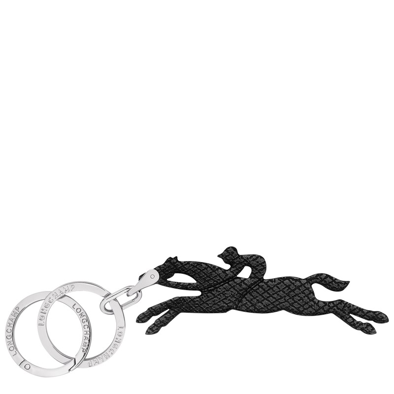 Longchamp Le Pliage Key Rings Schwarz | 0456GHTRD