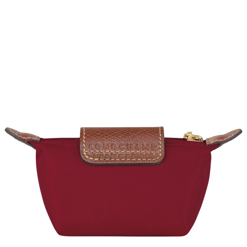 Longchamp Le Pliage Original Coin Purse Rot | 8256HVJQA