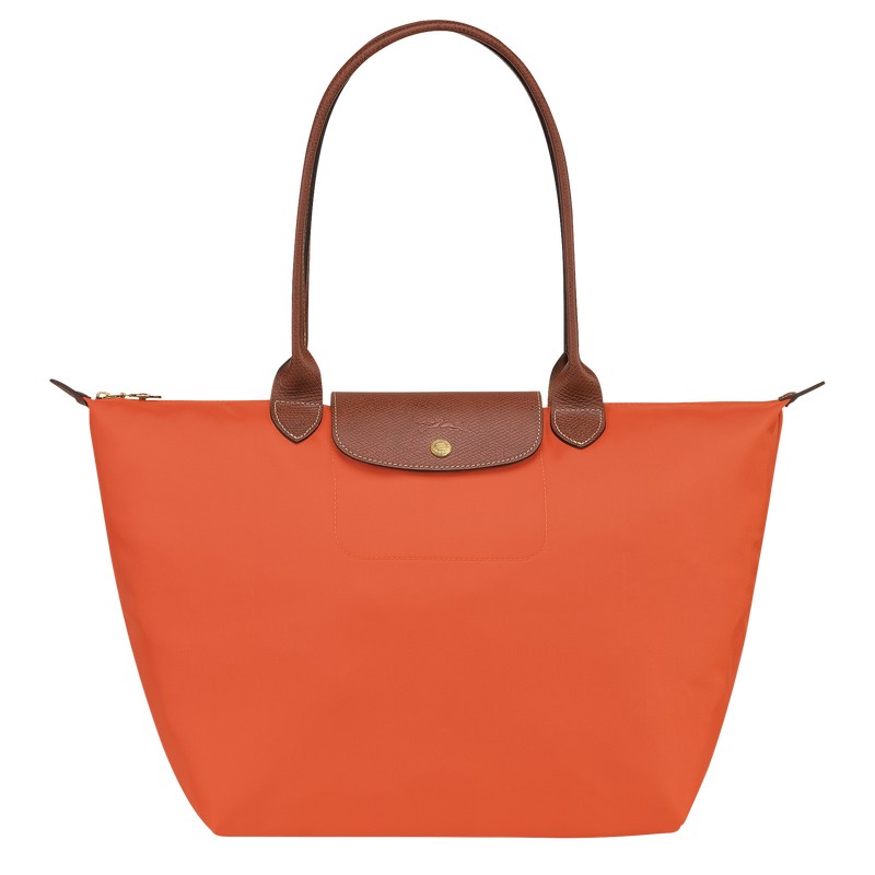 Longchamp Le Pliage Original L Tote Bag Orange | 2843PFVUL