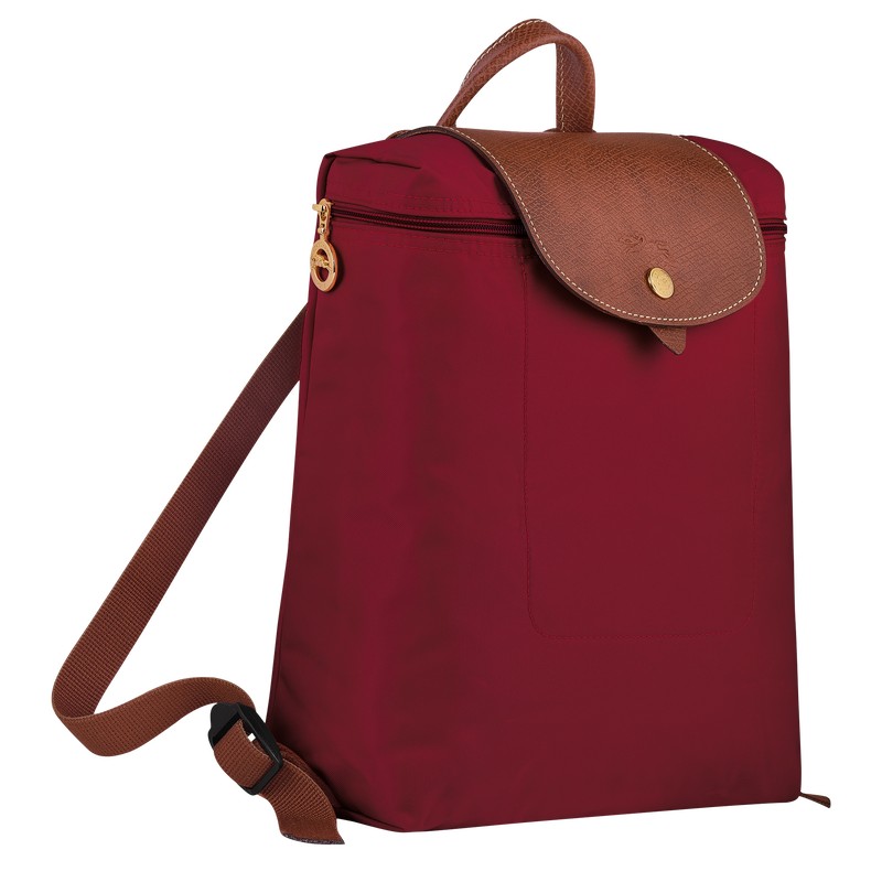 Longchamp Le Pliage Original M Backpack Rot | 7012PBAWU