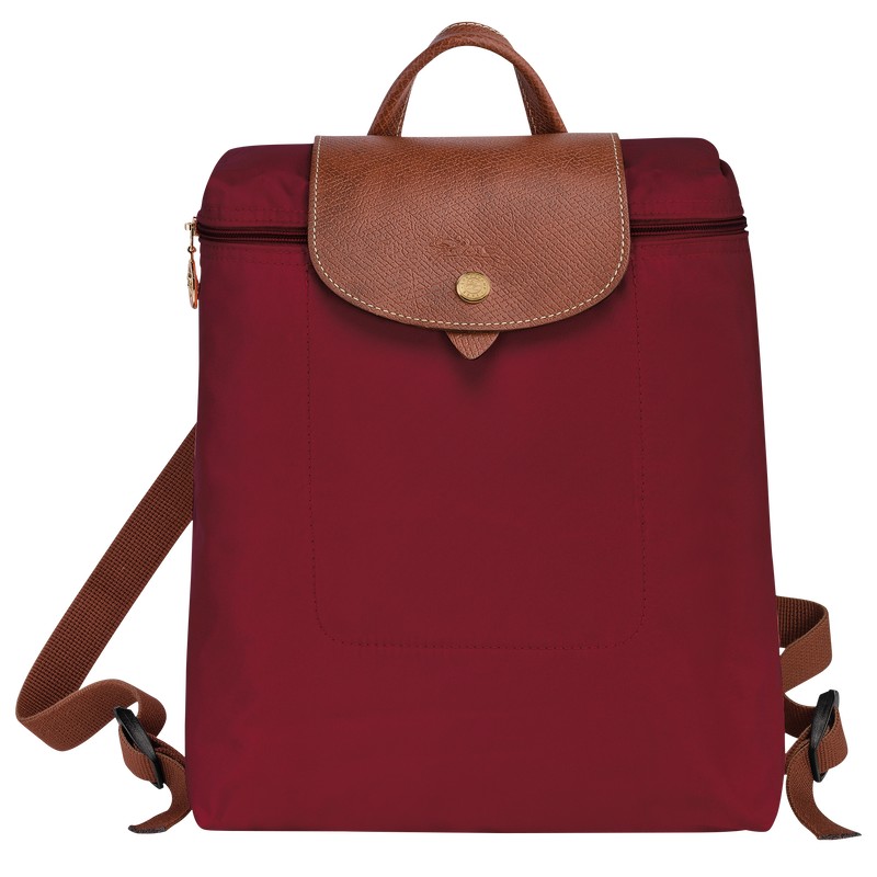 Longchamp Le Pliage Original M Backpack Rot | 7012PBAWU