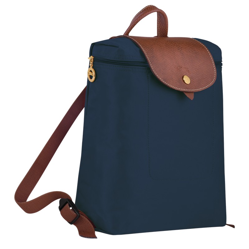 Longchamp Le Pliage Original M Backpack Navy | 4098QKXOB