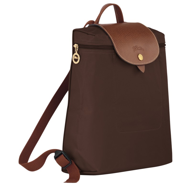 Longchamp Le Pliage Original M Backpack Ebony | 5203LDXQT