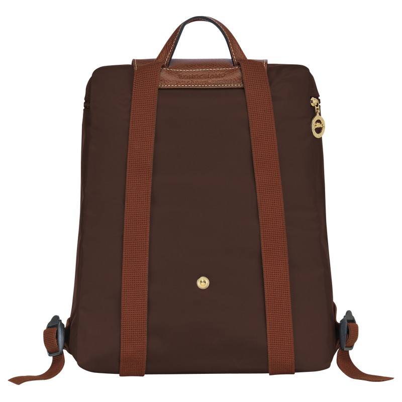 Longchamp Le Pliage Original M Backpack Ebony | 5203LDXQT