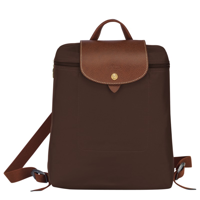 Longchamp Le Pliage Original M Backpack Ebony | 5203LDXQT