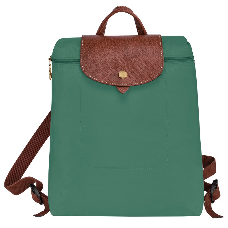 Longchamp Le Pliage Original M Backpack Sage | 1852PZFNH