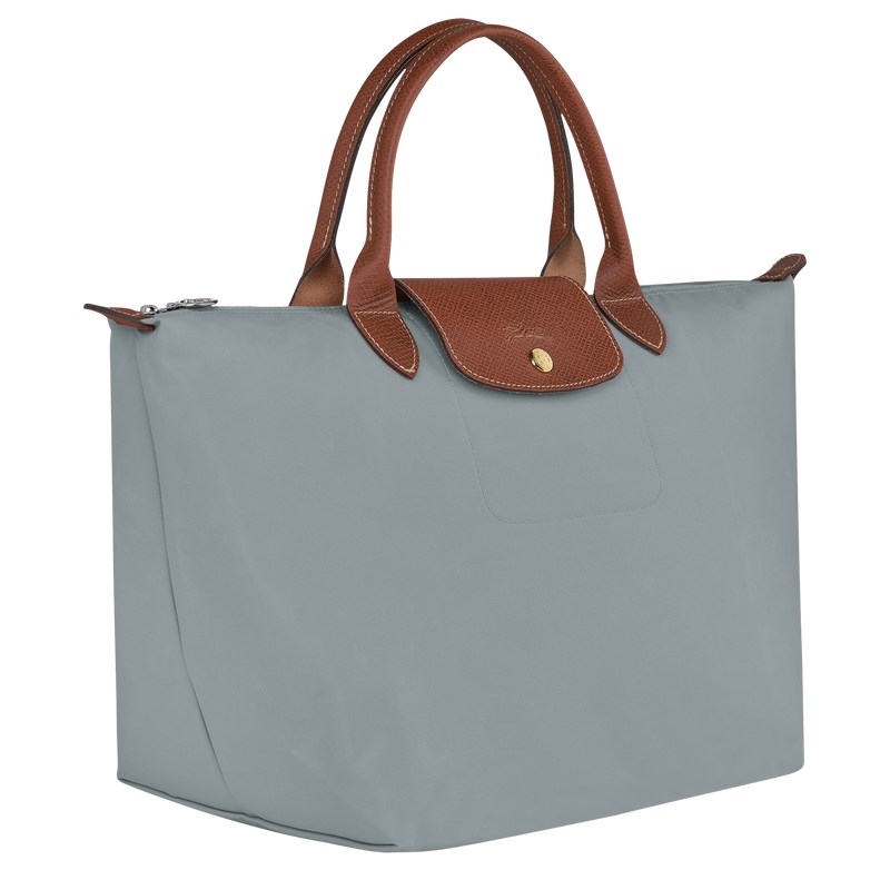 Longchamp Le Pliage Original M Handbag Steel | 5137VRPHO