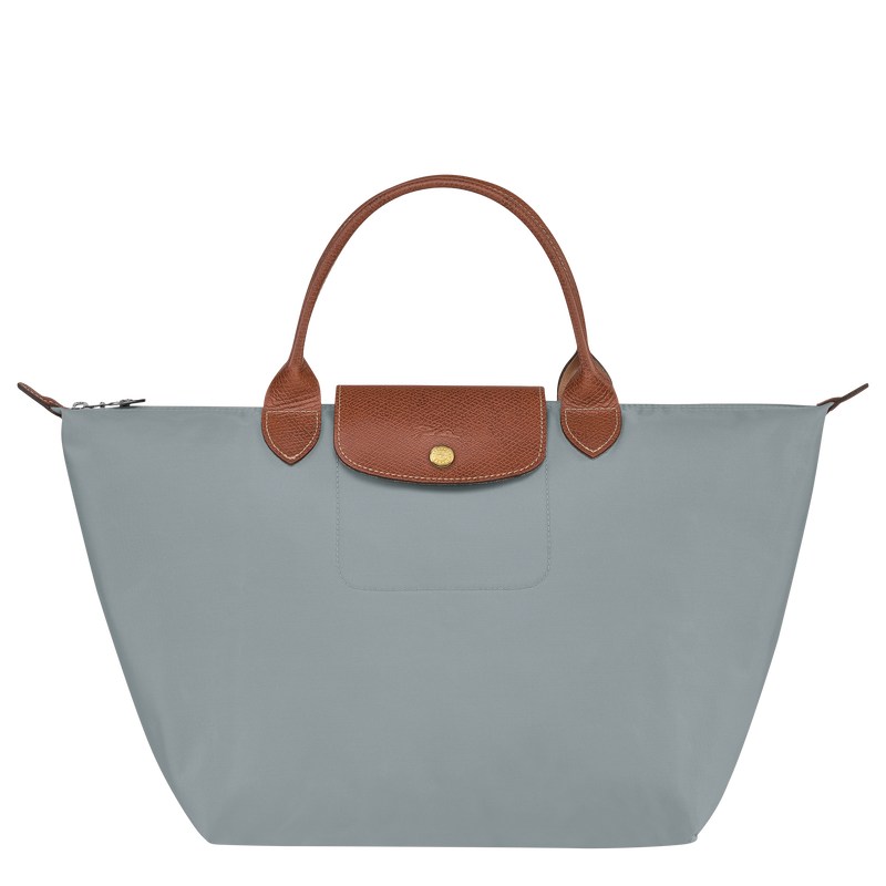 Longchamp Le Pliage Original M Handbag Steel | 5137VRPHO